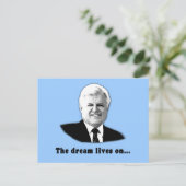 Carte Postale Ted Kennedy Le Rêve Vit Sur (Debout devant)