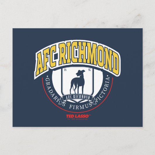 Carte Postale Ted Lasso | AFC Richmond Athletic Circle Badge (Devant)