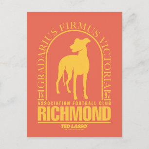 Carte Postale Ted Lasso AFC Richmond Gold Arched Logo