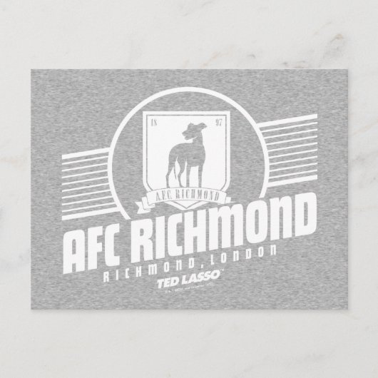 Carte Postale Ted Lasso | AFC Richmond Graphisme de la bande d'a (Devant)