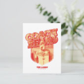 Carte Postale Ted Lasso | Badge du coach Beard (Debout devant)