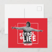 Carte Postale Ted Lasso | Dani Rojas Fútbol is Life (Devant / Derrière)