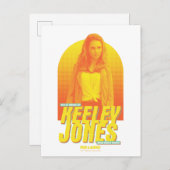 Carte Postale Ted Lasso | Sorta célèbre Keeley Jones Graphic (Devant / Derrière)