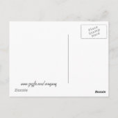 Carte postale Teddy (Dos)