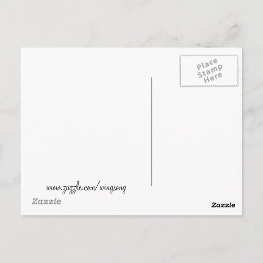 Carte postale Teddy (Dos)