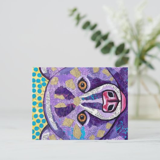 Carte Postale Teddy (Debout devant)