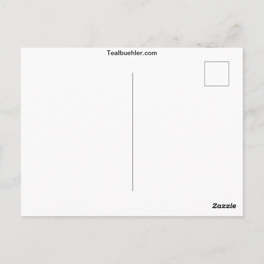 Carte Postale Teddy (Dos)