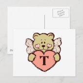 Carte Postale Teddy Angel T (Devant / Derrière)