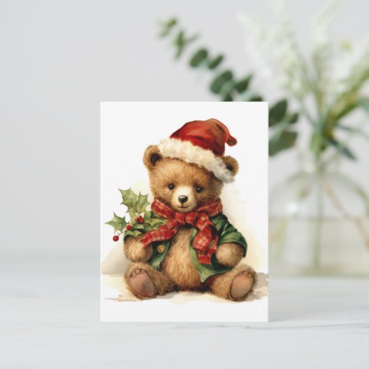 Carte Postale Teddy Bear (Debout devant)