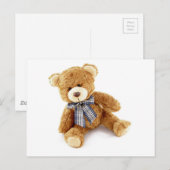 Carte Postale Teddy Bear (Devant / Derrière)