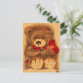Carte postale Teddy Bear (Debout devant)