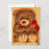 Carte postale Teddy Bear (Devant / Derrière)