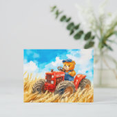 Carte Postale Teddy Bear Driving (Debout devant)