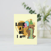 Carte Postale Teddy Bear I'm 1 Anniversaire T-shirts et cadeaux (Debout devant)