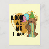 Carte Postale Teddy Bear I'm 1 Anniversaire T-shirts et cadeaux (Devant)