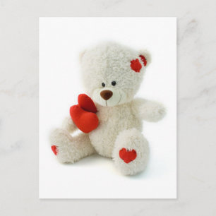 Carte Postale *Teddy Bear Love* mignon Teddy