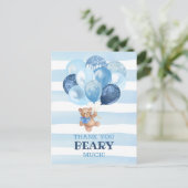 Carte Postale Teddy Bear Merci Beary beaucoup (Debout devant)