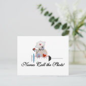 Carte Postale Teddy Bear Nurses Call the Shots T-shirts and Gift (Debout devant)