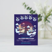 Carte Postale Teddy Bear Pilot Airplane Art (Debout devant)