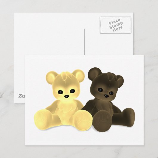 Carte postale Teddy Bearz (Devant / Derrière)