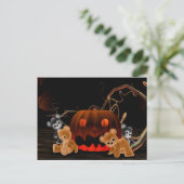 Carte postale Teddy Bearz Halloween (Debout devant)