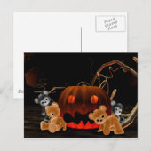 Carte postale Teddy Bearz Halloween (Devant / Derrière)