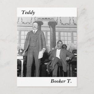 Carte Postale Teddy & Booker T., début des années 1900