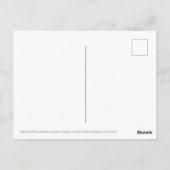 Carte postale Teddy dans Bath (Dos)