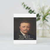 Carte Postale Teddy Roosevelt (Debout devant)