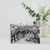 Carte Postale Teddy Roosevelt avec équipage, début des années 19 (Debout devant)