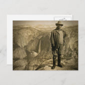 Carte Postale Teddy Roosevelt Glacier Point Yosemite Valley (Devant / Derrière)