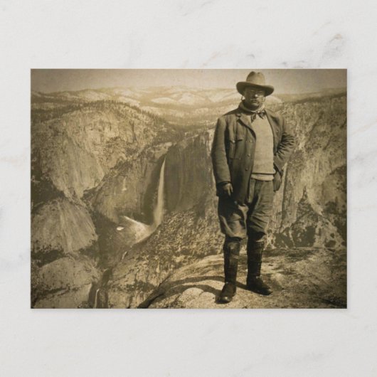 Carte Postale Teddy Roosevelt Glacier Point Yosemite Valley (Devant)