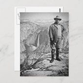 Carte Postale Teddy Roosevelt Glacier Point Yosemite Valley CA (Devant / Derrière)