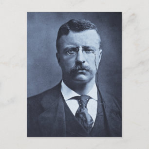 Carte Postale Teddy Roosevelt Vintage Verre Magique Lanterne Dia