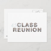 Carte Postale TEE 45e Réunion de classe (Devant / Derrière)