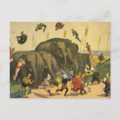 Carte Postale TEE Elephant acroates (Devant)