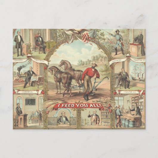 Carte Postale TEE Farmer Slogan (Devant)