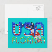 Carte Postale Tee Florida Patriot (Devant / Derrière)