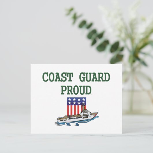 Carte Postale TEE Garde côtière (Debout devant)