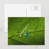 Carte Postale TEE Green Party (Devant / Derrière)