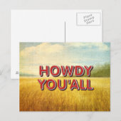 Carte Postale TEE Howdy Vous tous (Devant / Derrière)