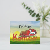 Carte Postale TEE I'm From Kentucky (Debout devant)