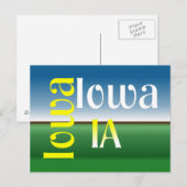 Carte Postale TEE Iowa (Devant / Derrière)