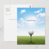 Carte Postale Tee Off Time (Devant / Derrière)