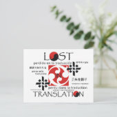 Carte Postale TEE perdu dans la traduction (Debout devant)