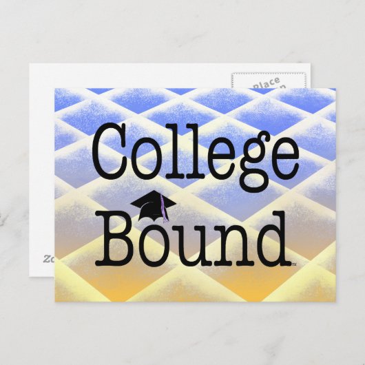 Carte Postale TEE Prêt pour l'université (Devant / Derrière)