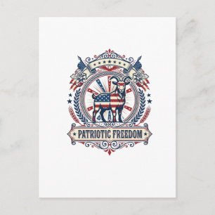 Carte Postale Tee-shirt graphique vectoriel de la ferme de chèvr