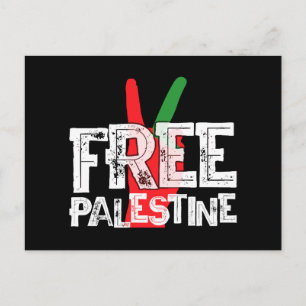 Carte Postale Tee-shirt pour la paix patriotique palestinienne p