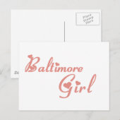 Carte Postale Tee - shirts de Baltimore (Devant / Derrière)