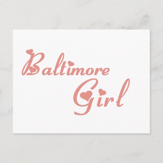 Carte Postale Tee - shirts de Baltimore (Devant)